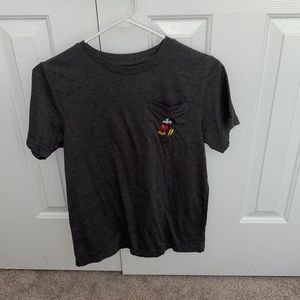 Grey shirt with a little Mickey